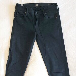 Citizens of Humanity Black Avedon Skinny Jeans - Size 26